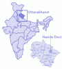 Nanda-Devi 2006 map