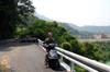 next photo: Philip above Zhitan 直潭 on the old road to Wulai 烏來