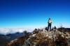 next photo: Bruce at the peak of Chiyou mtn 池有山 3239m
