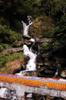 beautiful cascading LanHou falls 蘭吼瀑布 at about midway from Wulai to Fushan