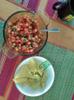 next photo: Pico de gallo is a regular item at home in the summer