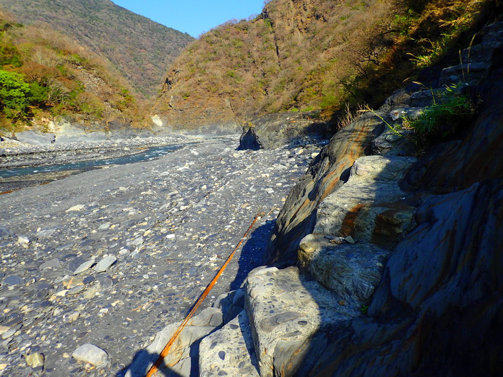 Danda stream 丹大溪 Hot springs survey P3020577
