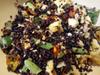Black rice and red quinoa make an interesting color contrast