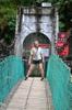 next photo: end of bridge on Lushui trail  綠水步道 over Wenshan Hot Springs 文山溫泉